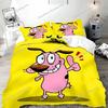 Cartoon C-Courage The Cowardly Dog Duvet Cover Exquisite Digital Print Bedding Set Comforter Bed Youth Home Decor Children Gift7