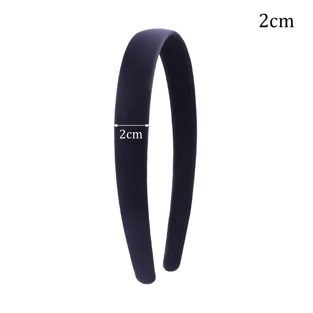 6pcs Simple Wide Headband for Girls & Women Black White DIY Craft Material Semi-Finished Hair Accessory  Cloth Headband