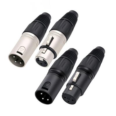 Audio Cables Plug MIC Cable Connector 3 Pin XLR Plug XLR Wire Connector Microphone Connectors