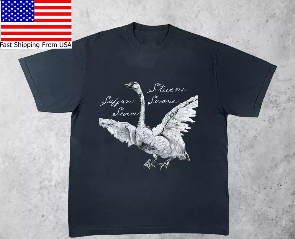 Sufjan Stevens Seven Swans Unisex Tee Shirt S-5XL BT229 Unisex T-Shirt XL