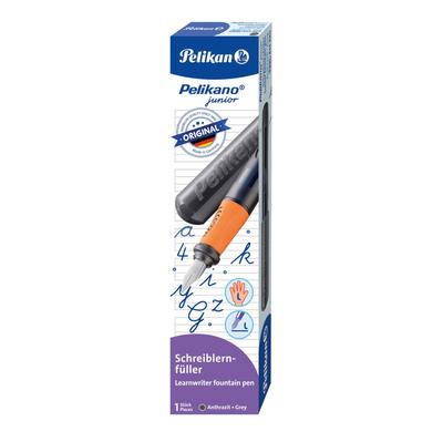 Pelikan Pelikan Füllfederhalter L Pelikano Junior Anthrazit Offiziell Importiert Linkshänder,
