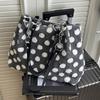 Autumn new high-value retro niche cute cartoon lazy wind shoulder bag women's fashionable casual bag