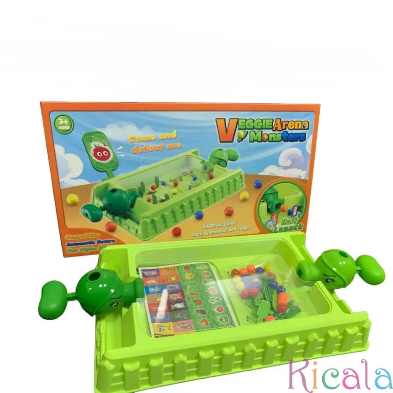 20pc Beads Vegetable Battle Monster 2-player Battle Game Toy Parent-Child Game Family Interactive Game Monster Battle Board Game