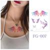 Rikalong Waterproof Glitter Butterfly Tattoo Stickers for Music Festival & Children's Face Makeup