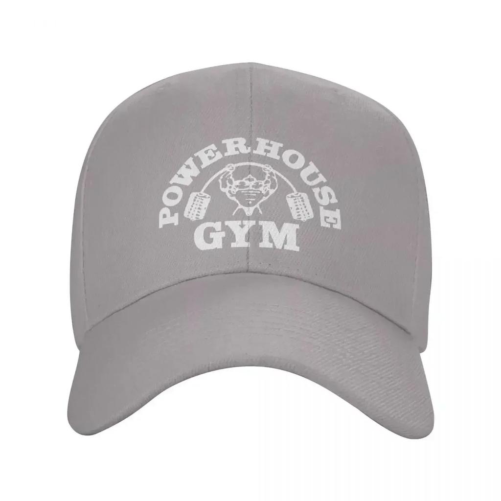 Fashion Unisex Powerhouse Gym Baseball Cap Adult Bodybuilding Fitness Muscle Adjustable Dad Hat Women Men Hip Hop Snapback Caps