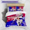 3pcs Custom Name Cartoon Harley Quinn Bedding Set Duvet Cover Closure Includes 1 Duvet Cover & 2 Pillowcases for All Seasons Bedroom Decor