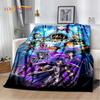 Animacinis Saint Seiya 3D Retro Anime HD Minkšti pledai, Šiltas flanelinis pledas piknikui, lovoms, sofai, namams, miegamajam, dovanos vaikams