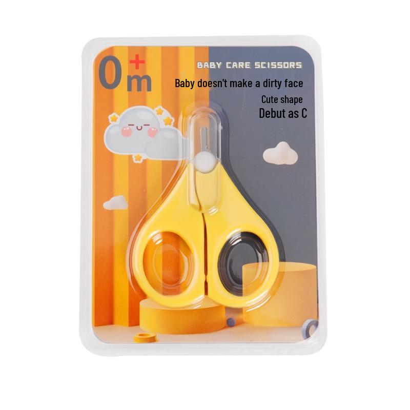 Safe Baby Nail Clipper Set: Anti-Pinch Scissors & File for Newborns and Young Children