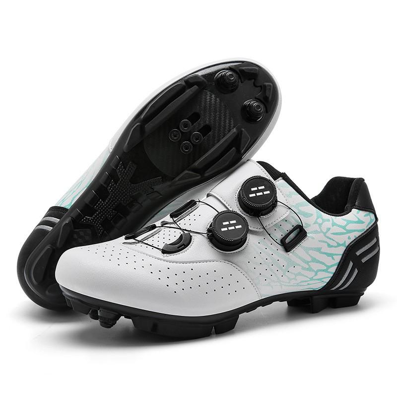 Unisex Cycling Shoes Road Mountain Bikes Lightweight Stiff Sole Clipless Compatible