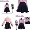 Hatsune Miku Vampira Cosplay Fantasia Vestido Uniforme Roupa Festa a Fantasia de Halloween