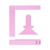 3Pcs Flexible Diamond Art Rulers L-Shape Bead Alignment Guides  Diamond Painting