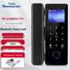 Youku Smart Fingerprint Lock for Glass Doors CN Plug (adapter Included)