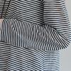 Maxza Hooded T shirT Loose fiT sTripe zf08qT002na