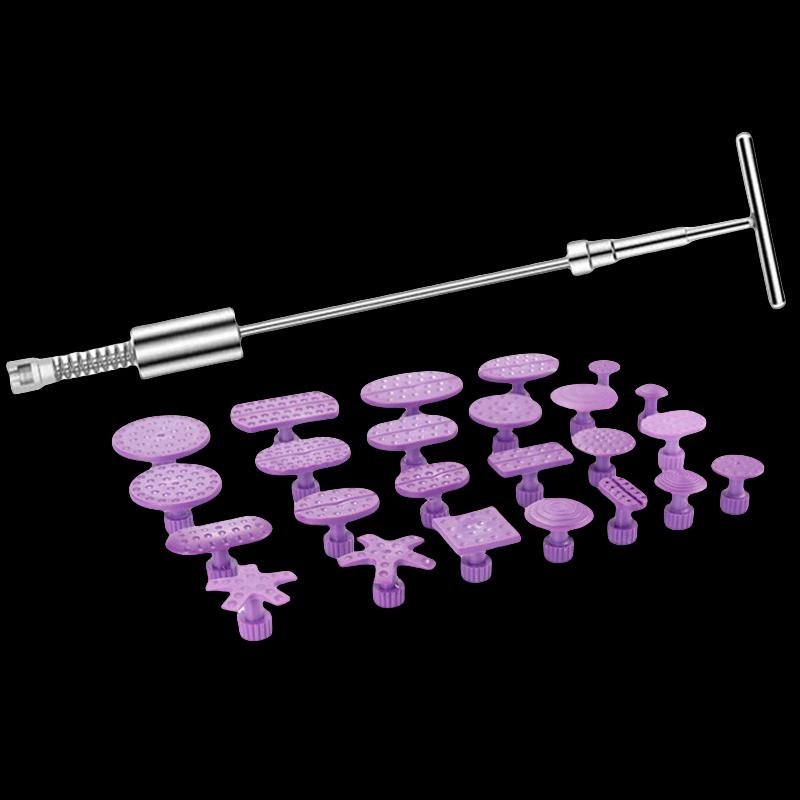Paintless Car Dent Repair T-Bar Puller Kit CN plug (adapter included)