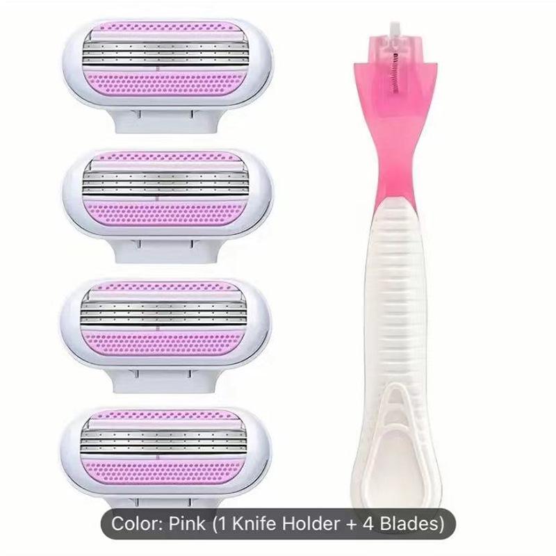 Unisex 3-Layer Manual Razor for Shaving and Hair Removal