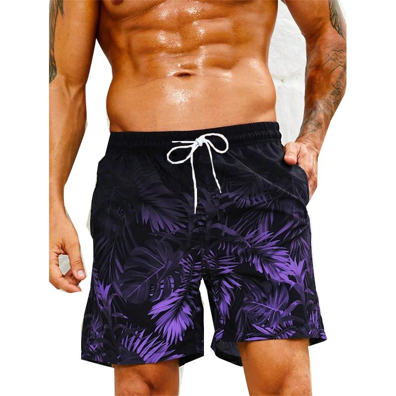 3D Print Palm Leaf Sport Moisture-Wicking Men Kid Outdoor Street Casual Beach Vacation Hawaiian Surfing Child Short Pants Summer