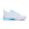 Li-Ning All-Purpose King Comfortable Fashion Versatile Shock Absorption Non-Slip Low-Top Badminton Shoes Unisex Shoes White Blue Pink AYTS038-4