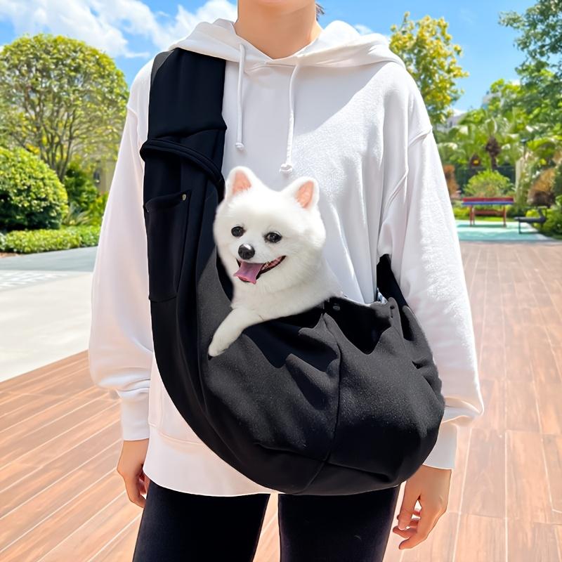 Outdoor Pet Carrier Bag - Adjustable Crossbody Shoulder Strap,Casual Pet Outing | Stylish Pet Bag | Comfortable Pet Transport
