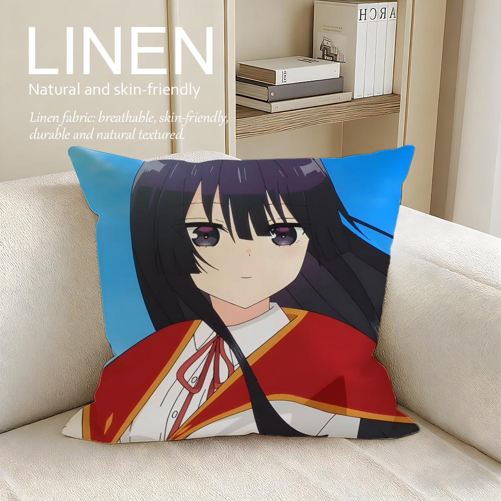 Fantasy Villainess Level Cushion Cover Pillowcase Set Pcs x x Breathable Washable Sofa Cushion Cover