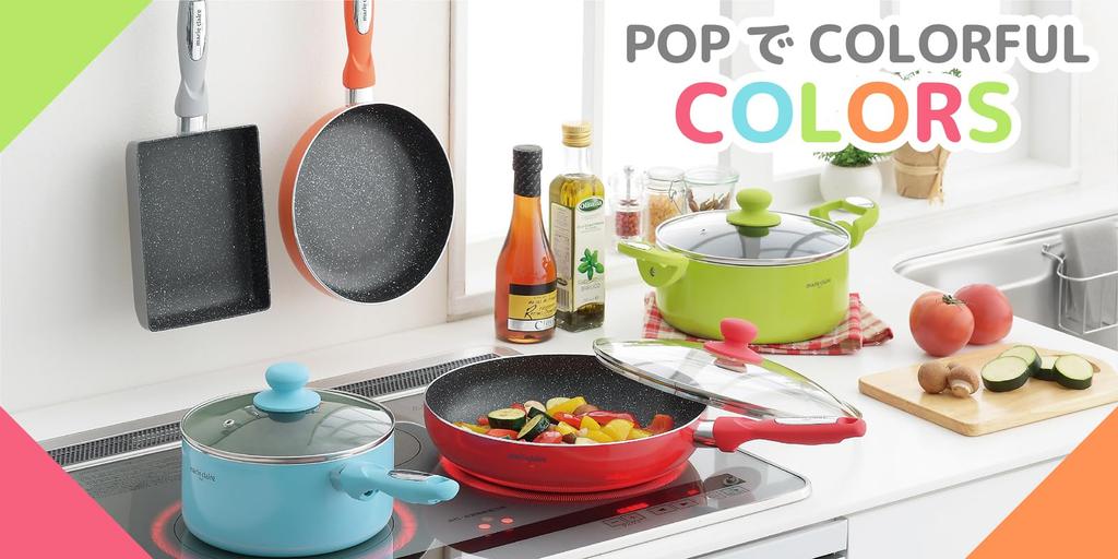 Aluminum Frying Pan 20cm "Marie Claire" "Colors" MC-072R