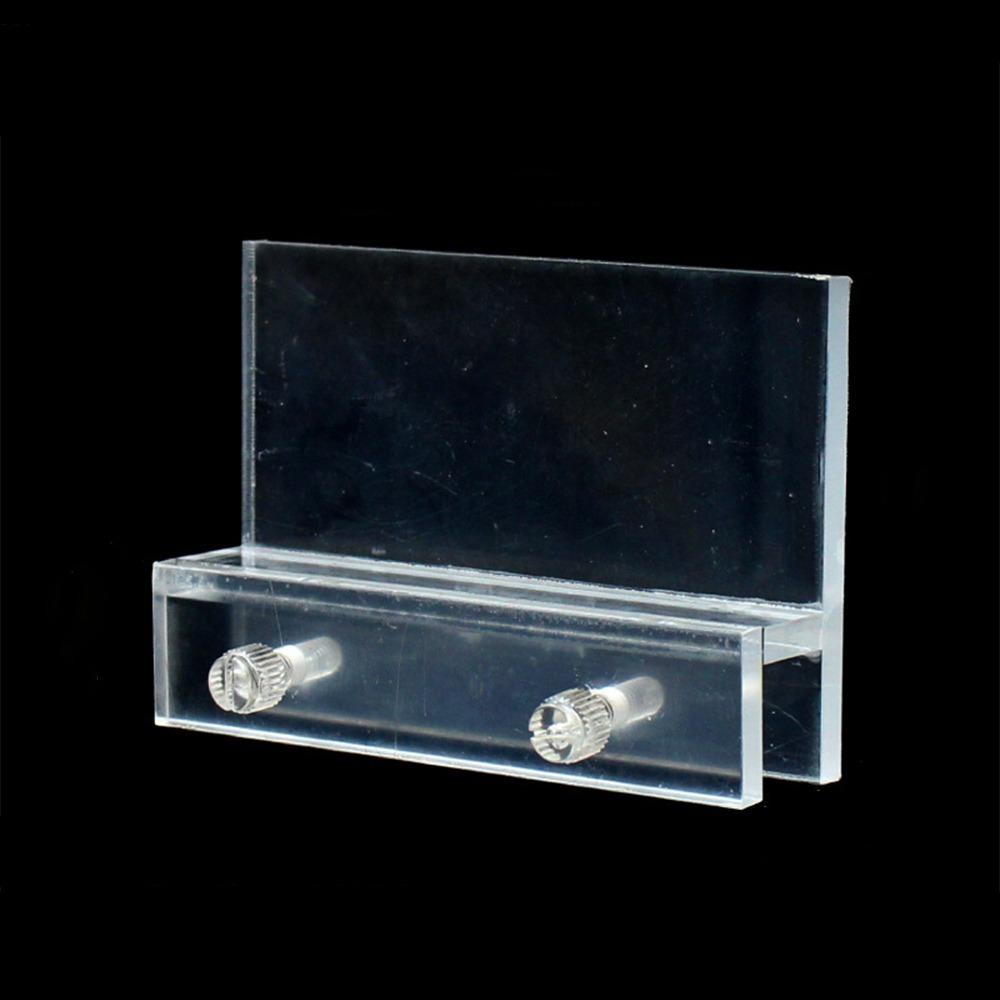 

No-Drill Aquarium Lamp Fixtures Clear Acrylic Fish Tank Lighting Tools Home Decoration Style 1