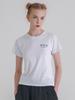 LA MAISON STUDIO Mustang Slim Fit Short Sleeve T-Shirt White/Black (Fcg2Ts770W)