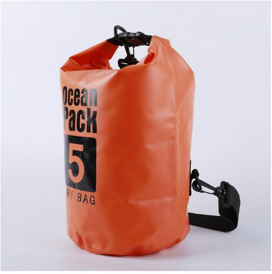 

Waterproof Foldable Bucket Bag for Canyoning & Rafting – Lightweight PVC Shoulder Bag 2L Single Shoulder Random Color помаранчевий