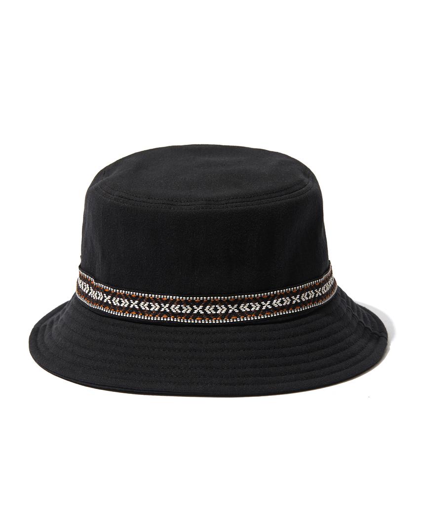 CITY STREET Ctst Ethnic Bucket Hat Black(Orange)