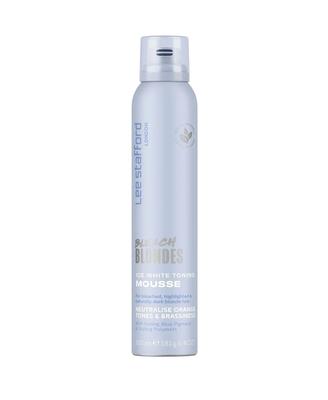 Toning Mousse with Blue Pigment for Bleached Hair Bleach Blondes Ice White Toningh Mousse 200 Ml