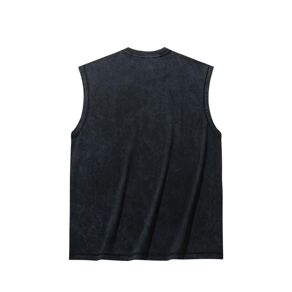 Anta Kyrie Series Retro Sleeveless Street Fashion Vest Unisex tops Black 172631111-3