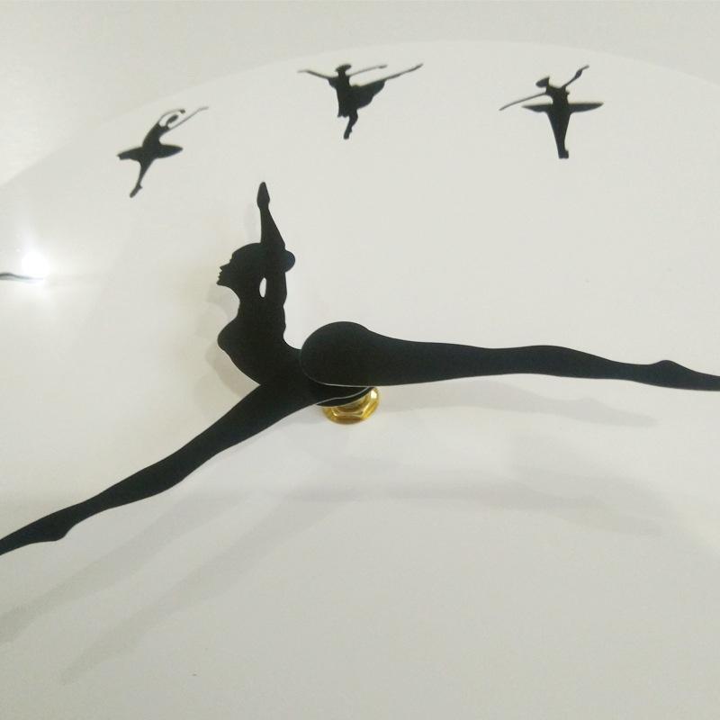 New 1x Dance Ballet Creation Wall Clock Home Decor Wall Decor