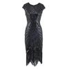 Dress Tassels O-Neck Women Fashion Sleeveless Dress for Banquet