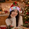 LED Christmas Hat for Adults & Children - Festive Party Decoration with Ornaments