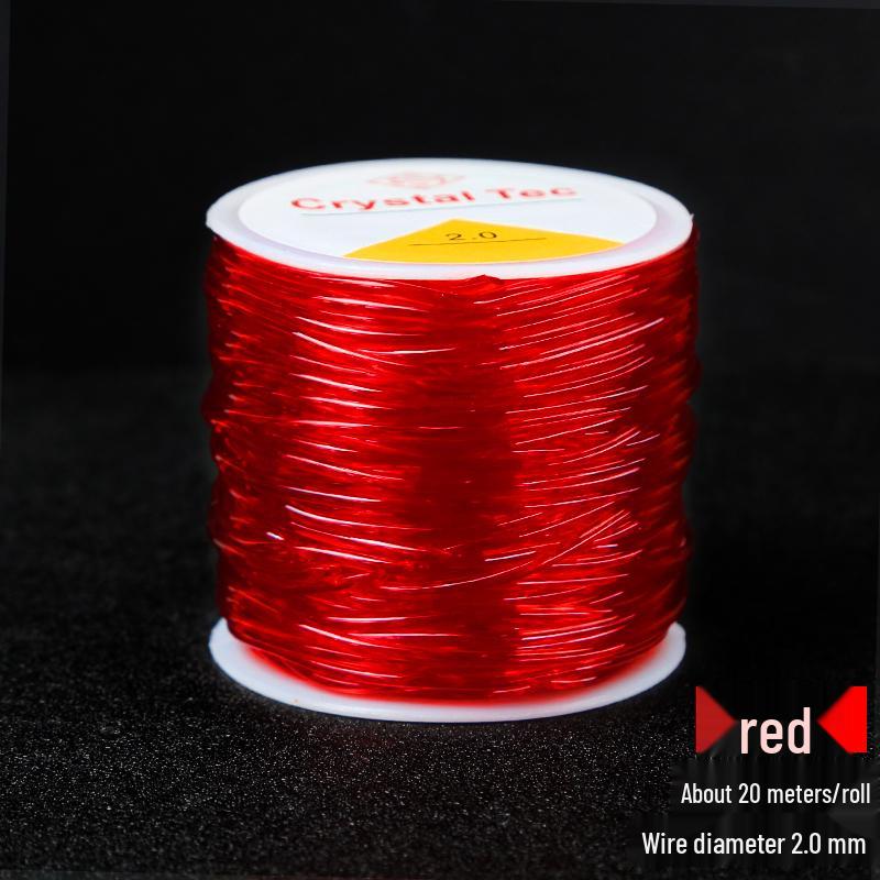 Transparent Elastic Cord for Beading and Jewelry - Wear-resistant, DIY Wenwan, Buddhist Bracelets