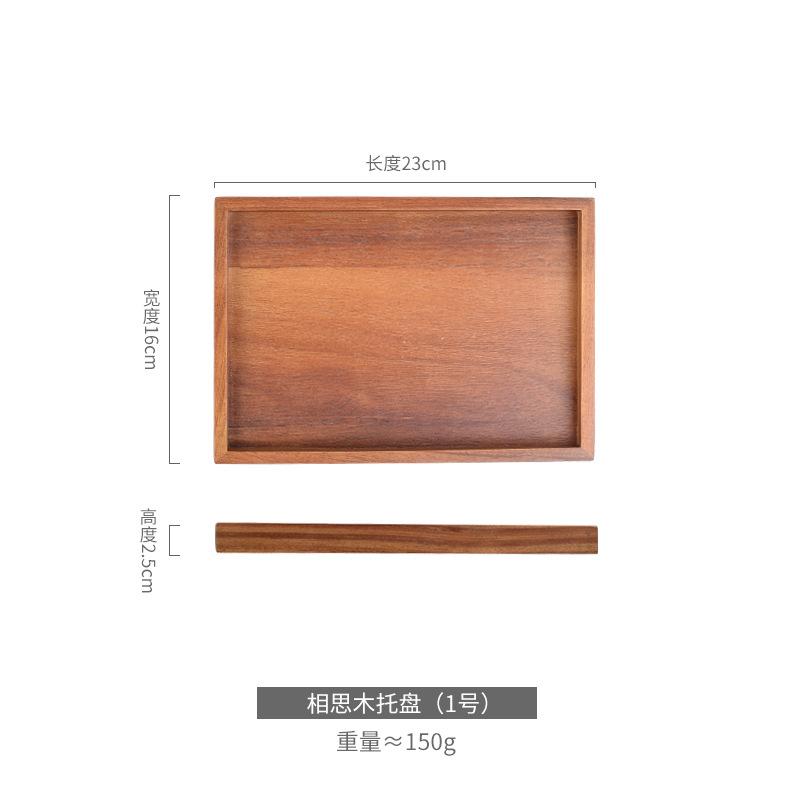 

Деревянный поднос для сервировки из ореха, подносы для чашек и блюдец, фруктовая тарелка, поддон для хранения, тарелка для декора, прямоугольная тарелка для японской еды