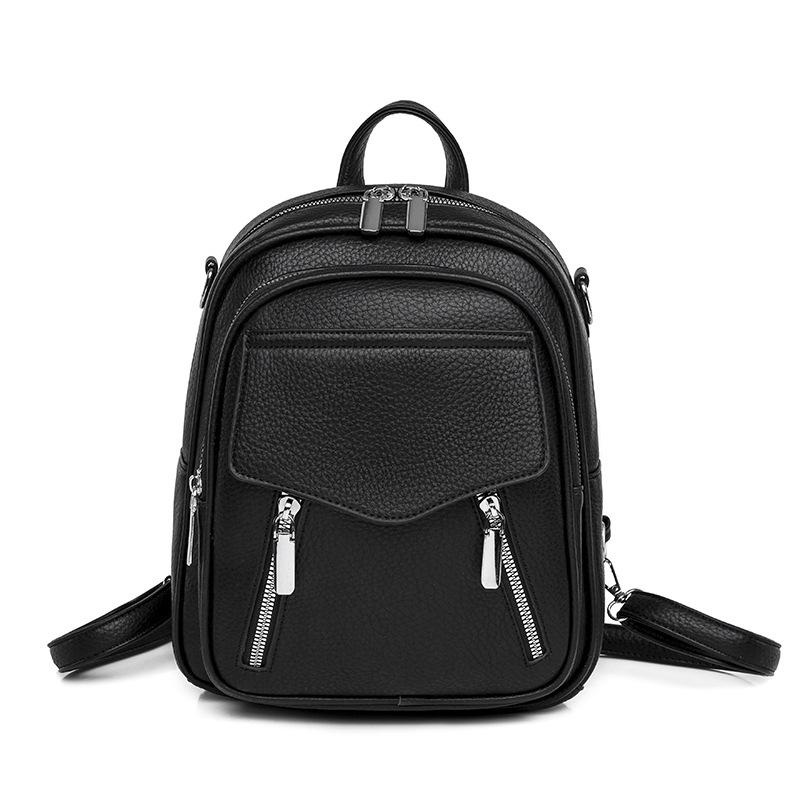 Large-capacity Women's Backpack with Dual Straps - Women's Casual and Fashionable Bag