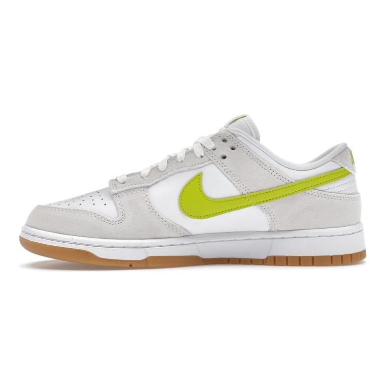 Nike  Dunk Low Bright Cactus Women Sneakers White Gum-Yellow HJ7335-133