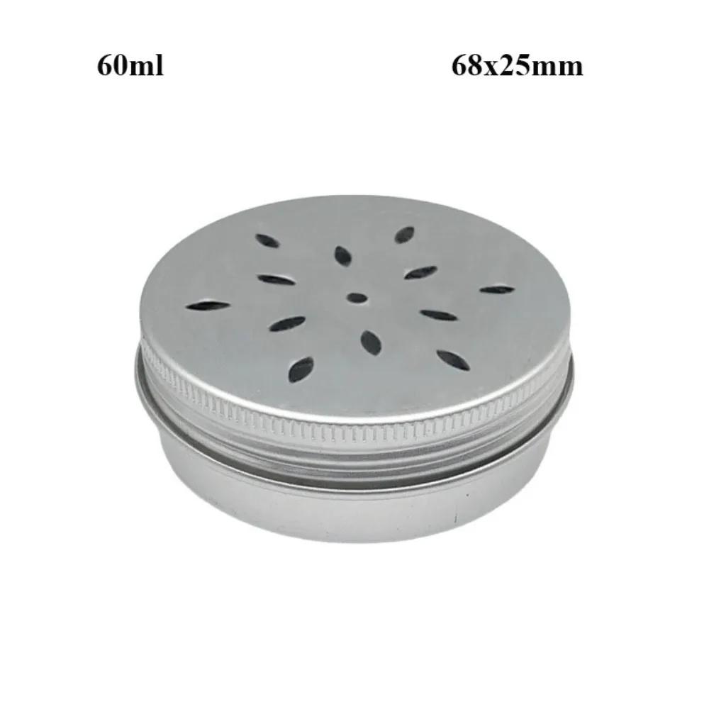 New Hollow Out with Holes Aluminum Tin Container 8 Styles Metal Cosmetic Face Eye Cream Packing Lip Balm Candle Jar
