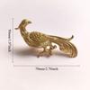 Solid Brass Brass Drawer Handle Phoenix Design Luxury Cabinet Handle Classical Pure Copper Cabinet Door Knob Shoe Cabinet