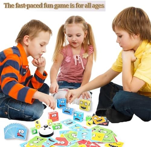 LADVATKIN Wooden Puzzle Blocks Interactive Brain Teaser Game with Bell Educational Toy for Kids Family Board Game
