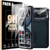 2 Tempered Glass and 2 Lens Films for Nothing Phone 4a, 9H Scratch Protection