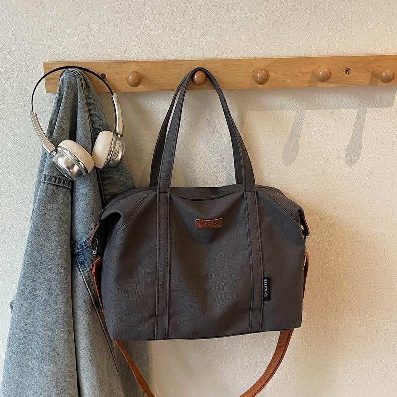 Trendy Lightweight Canvas Crossbody Bag - Large Capacity, Versatile Korean Style 2025