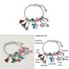 Diy Evil Witch Charm Bracelet With Zinc Alloy Pendant For Unisex Fashion Jewelry
