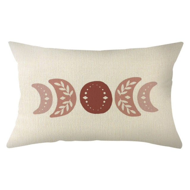 Geometric Pillowcase Rectangular Cushion Cover Polyester Comfort Sofa Pillow