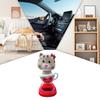 Car Dash Decorations Solar Powered Cute Figurines Car Dashboard Figurines Kitten Decorations For Automotive Interior Sedan Truck