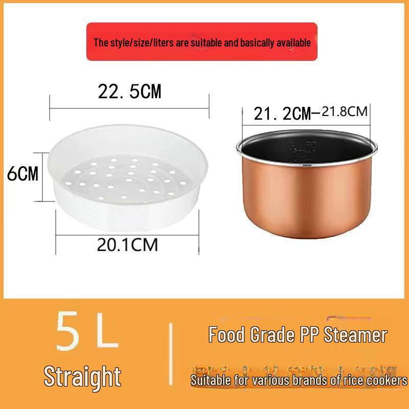 

Побутова рисоварка-пароварка: Універсальна пластикова підставка для пельменів, булочок та рису