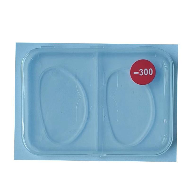 Stick-on Myopic Lenses Scratch-resistant Adhesive Silicone Nearsighted Patches for Cycling Glasses Hiking Sports Use
