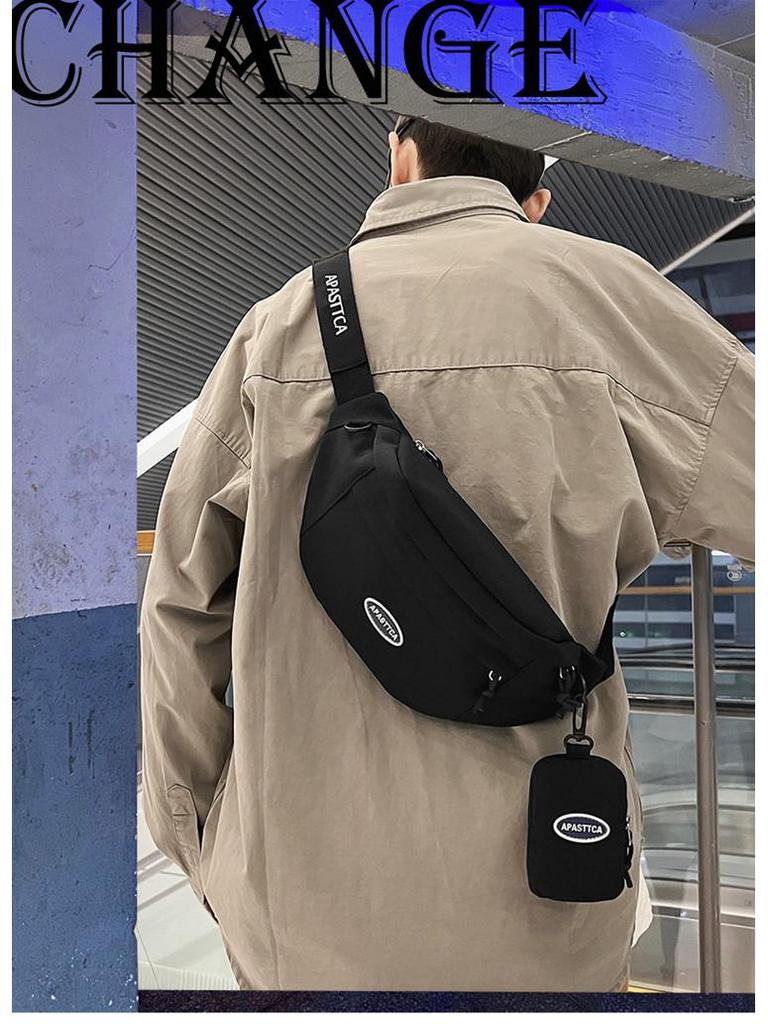 Men's Fashion Chest Bag & Women's Shoulder Crossbody: Niche Sports Casual Japanese-Inspired Backpack