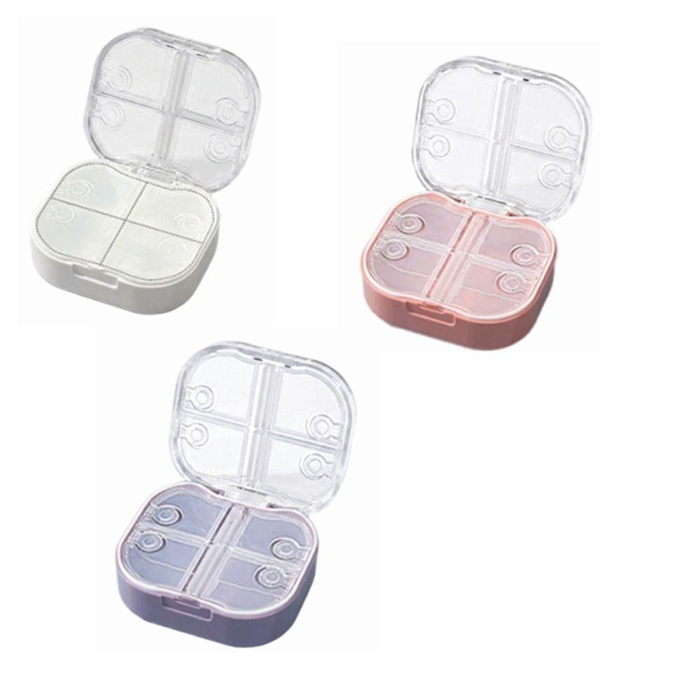 Portable Pill Box 8 Compartments Pill Case Square Pill Organizer Travel
