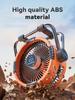 New 6 In 1 Outdoor Camping Fan 20000mAh Rechargeable Portable Wireless Tent Ceiling Fan 4 Speed Adjustment with Hook & LED Light